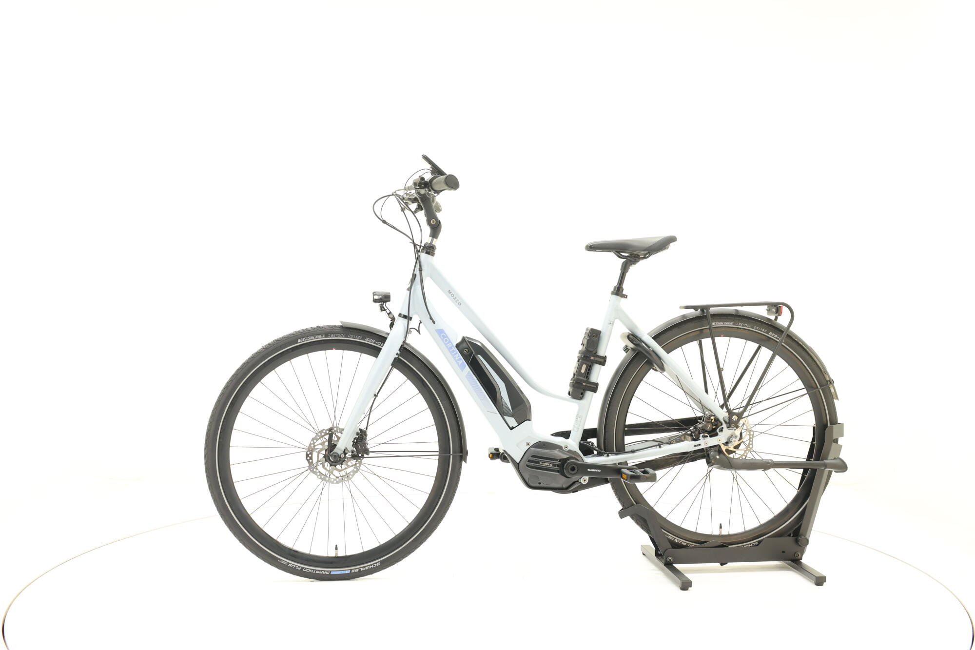 Cortina E-Mozzo (Damenrad Pearl Grey Matt), 51 cm, 160-169 cm, 2020, 6960 km – Bild 4 von 5